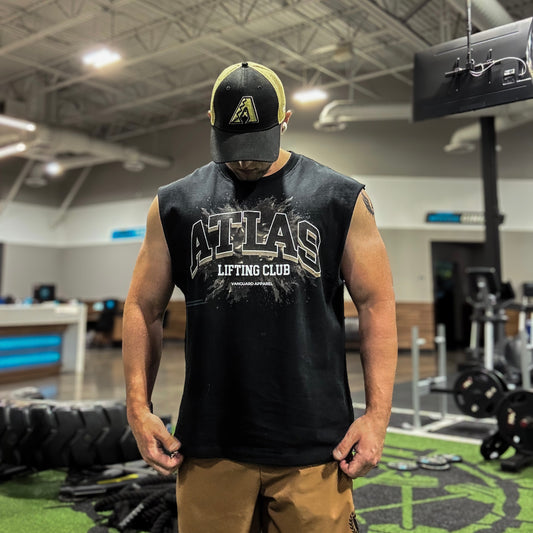 ATLAS LIFTING CLUB CUT OFF TEE