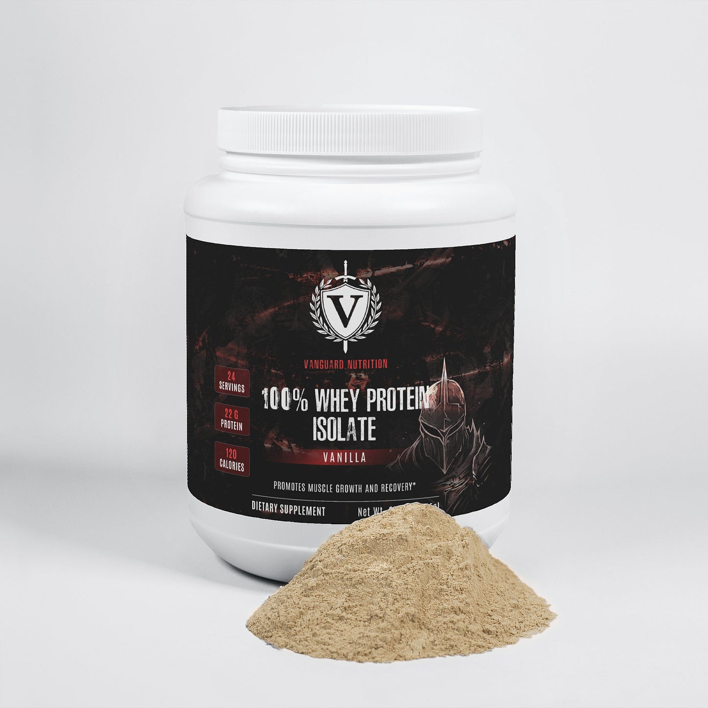 100% WHEY PROTEIN ISOLATE POWDER - VANILLA