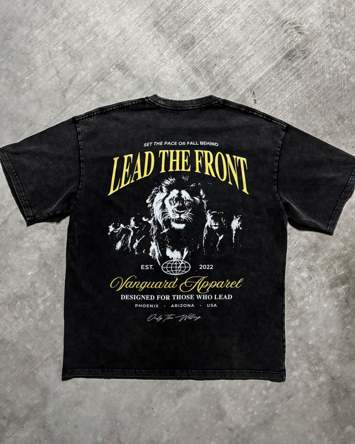 LEAD THE FRONT OVERSIZED TEE