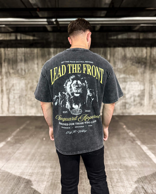 LEAD THE FRONT OVERSIZED TEE
