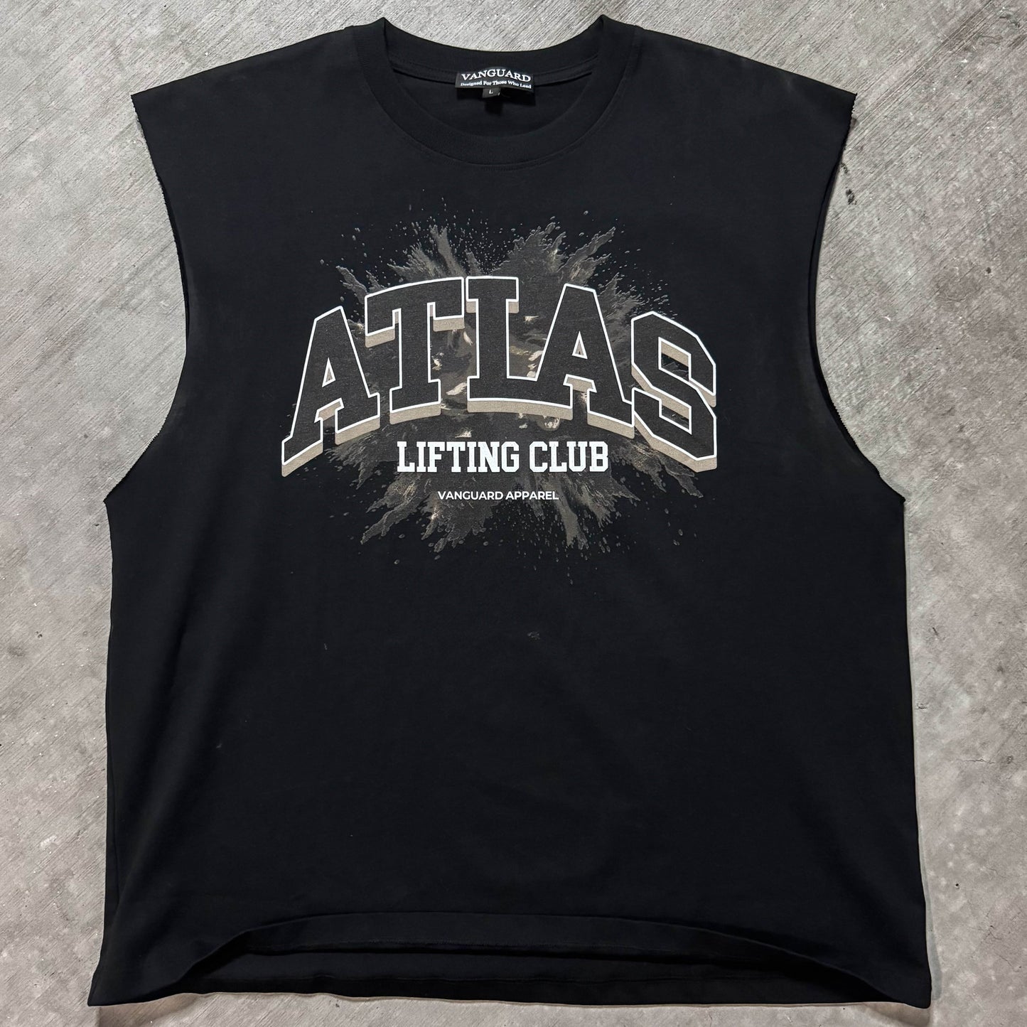 ATLAS LIFTING CLUB CUT OFF TEE