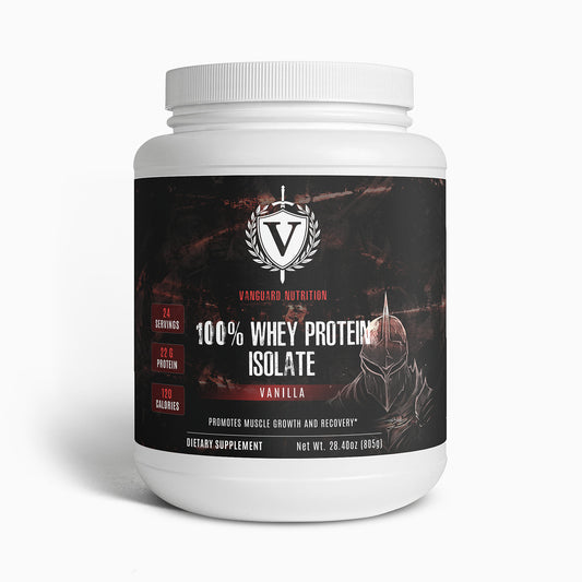 100% Whey Protein Isolate Powder (Vanilla)