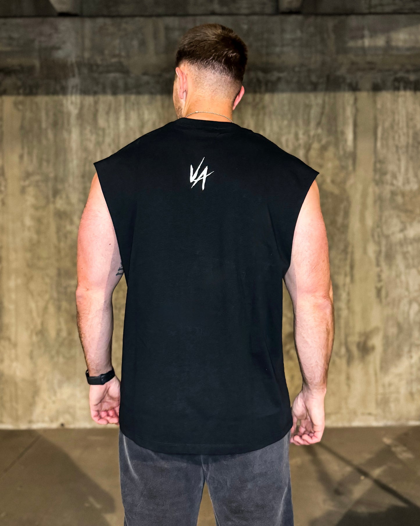 MARKED CUT OFF TEE